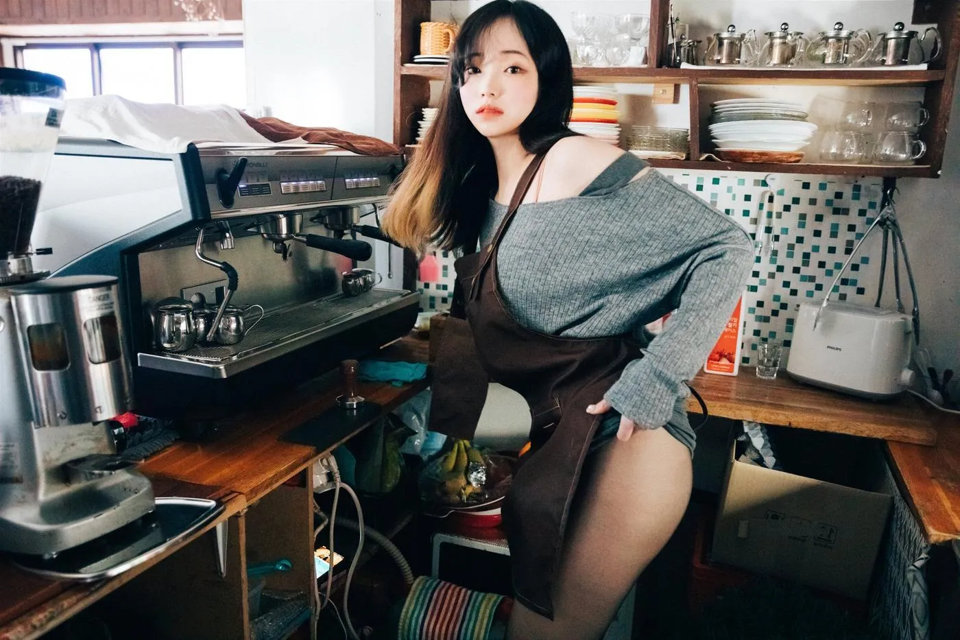 Bambi밤비 – NO.88 [Loozy] Cafe Alba [79P]插图6